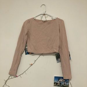 Long Sleeve Crop Top